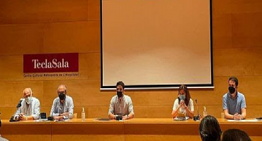 Manu Reyes con todos los representantes del PP en el AMB preparando las próximas elecciones